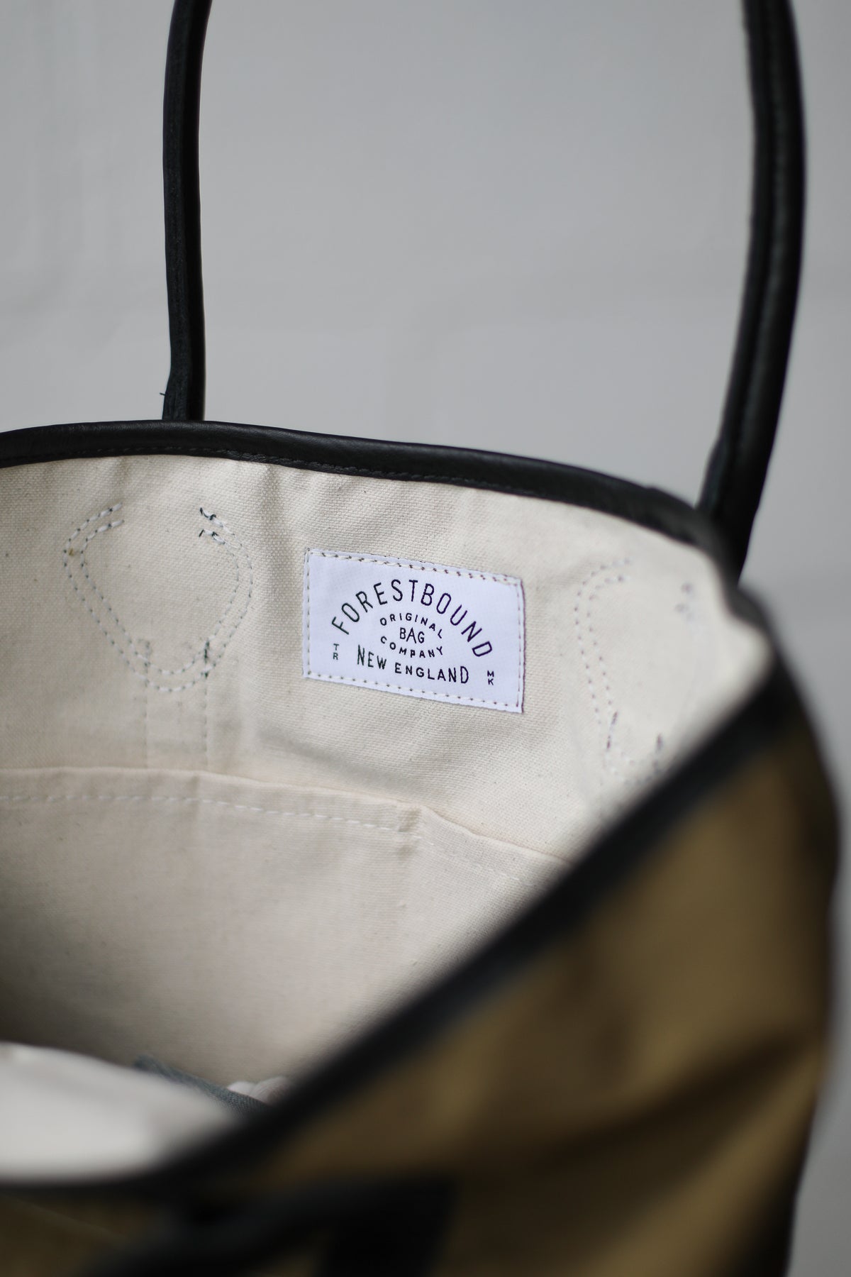 1930's era Salvaged Canvas Tote Bag