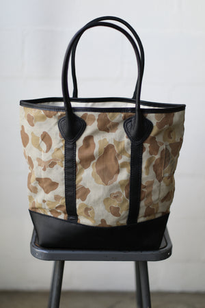 WWII era Salvaged Camo Tote Bag