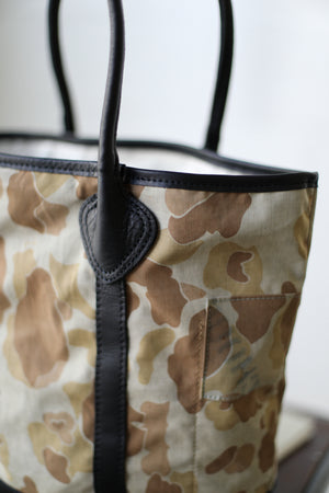WWII era Salvaged Camo Tote Bag