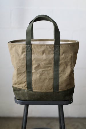 WWII era Salvaged Canvas Tote Bag