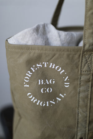 WWII Salvaged Canvas Tote Bag
