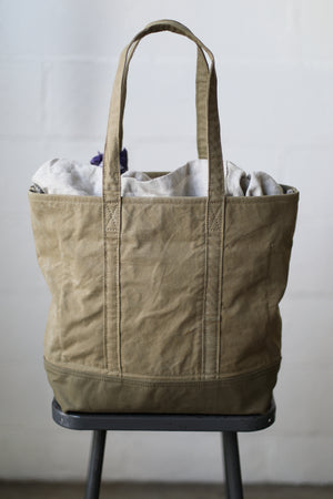 WWII Salvaged Canvas Tote Bag