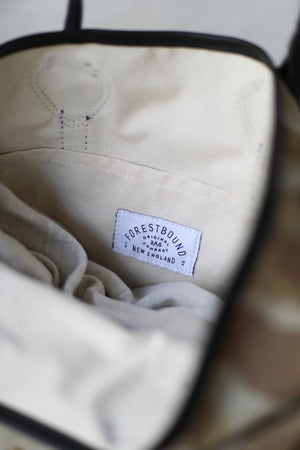 WWII era Salvaged Camo Tote Bag