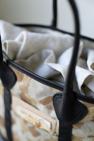 WWII era Salvaged Camo Tote Bag