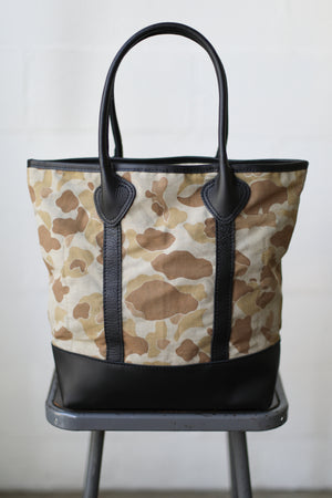 WWII era Salvaged Camo Tote Bag