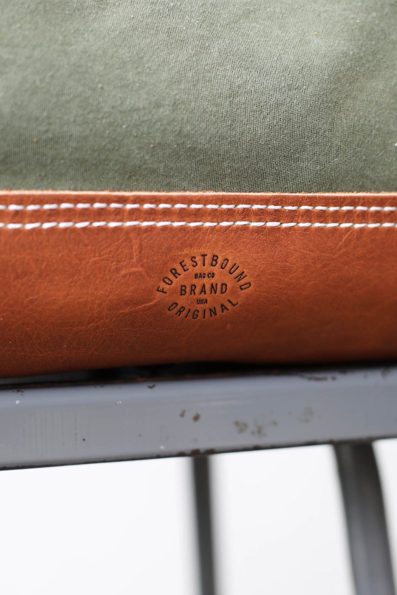 WWII era Salvaged Canvas Carryall