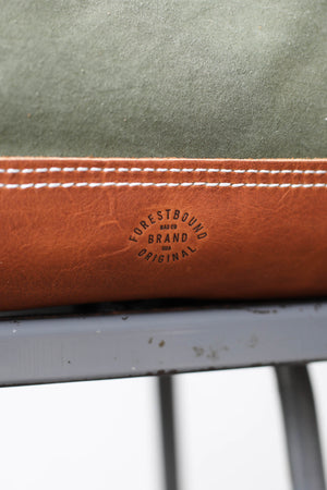 WWII era Salvaged Canvas Carryall