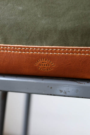 WWII era Salvaged Canvas Carryall