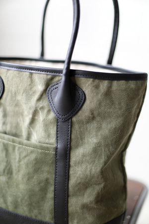 WWII era Salvaged Canvas Tote Bag