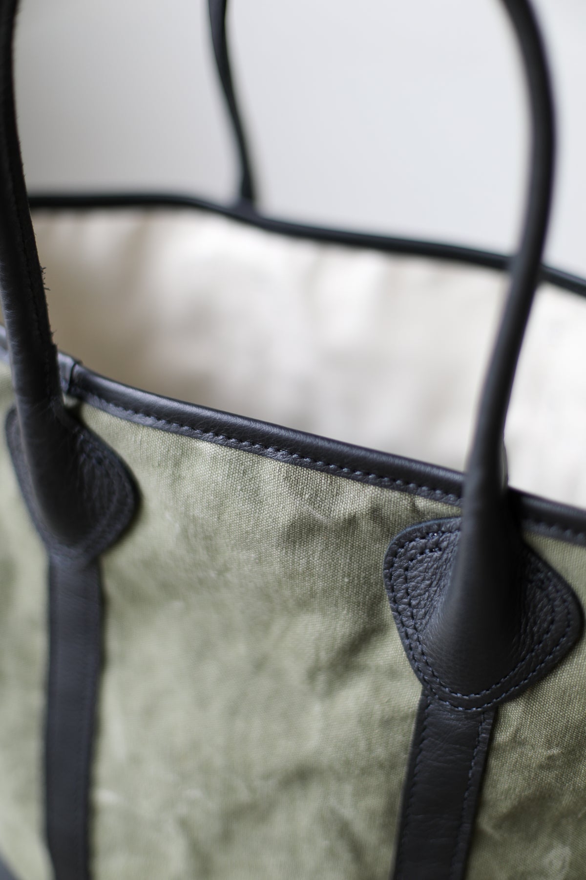 WWII era Salvaged Canvas Tote Bag
