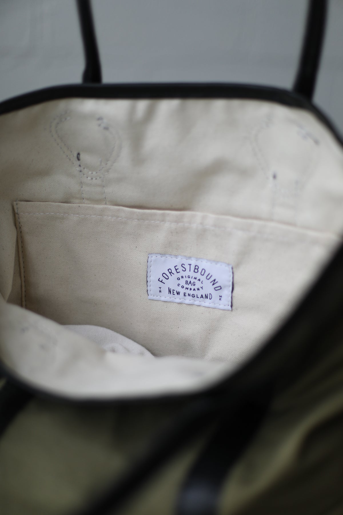 WWII era Salvaged Canvas Tote Bag