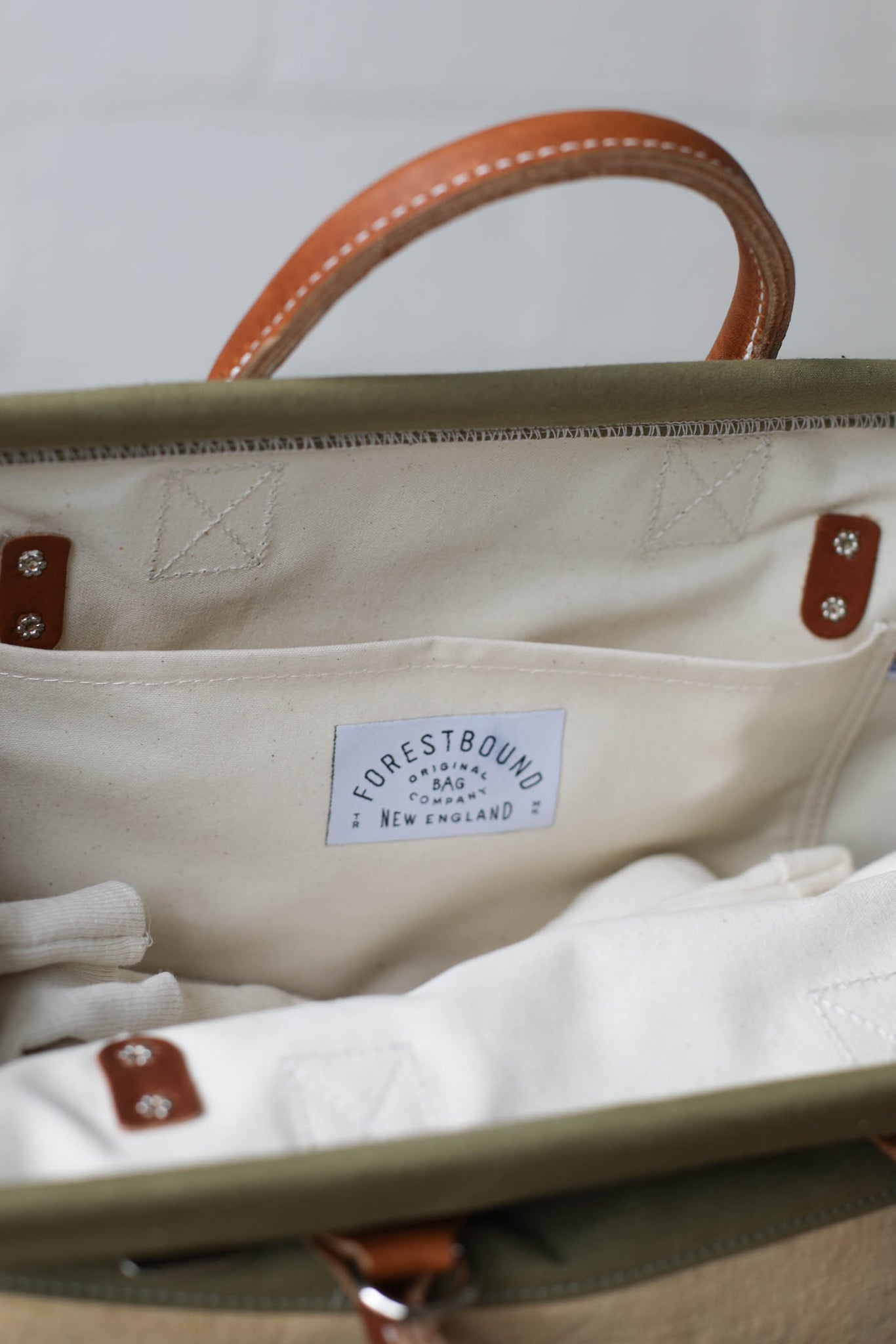 WWII era Salvaged Canvas Carryall