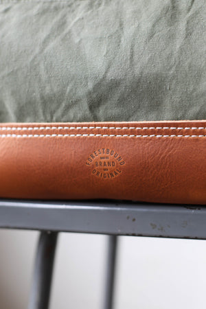 WWII era Salvaged Canvas Carryall