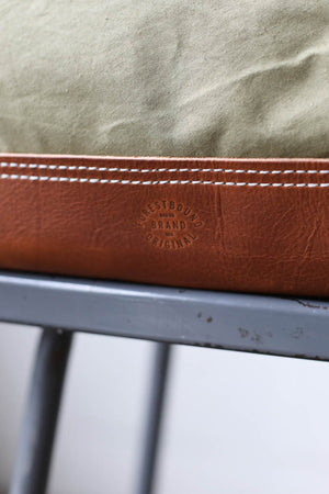WWII era Salvaged Canvas Carryall