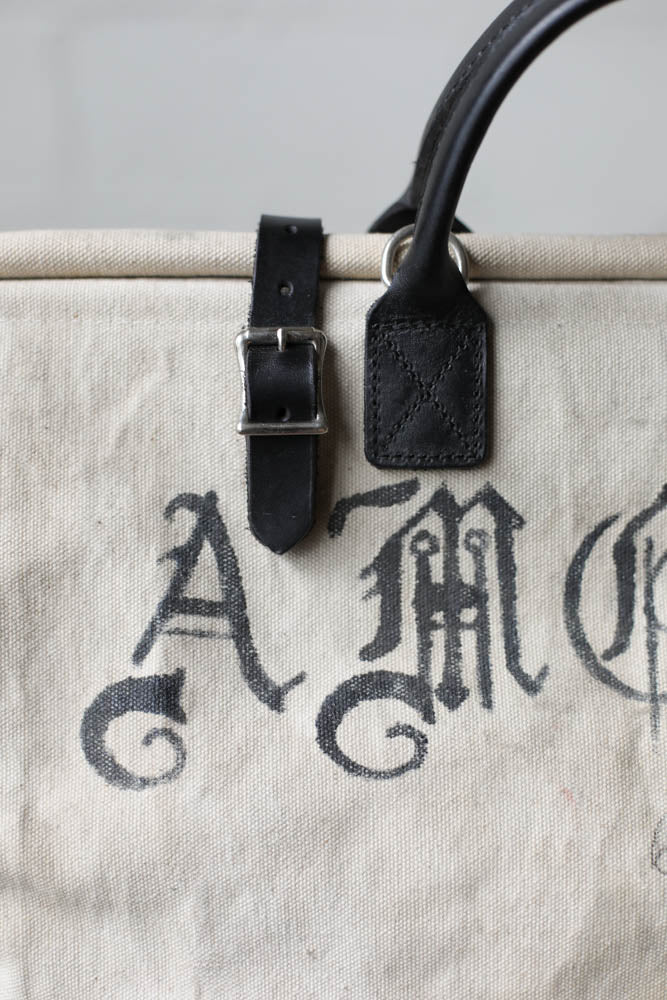 WWII era Salvaged USN Canvas Carryall