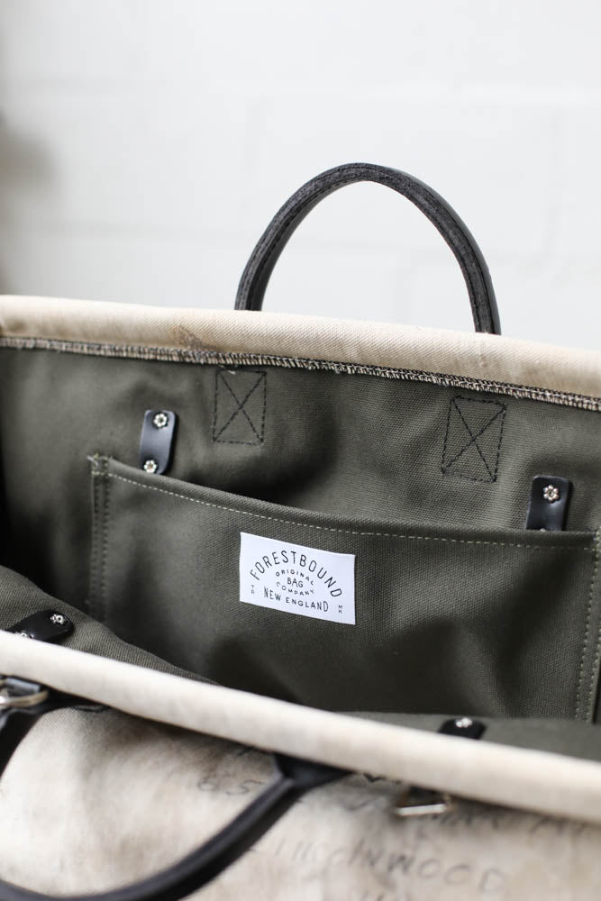 WWII era Salvaged USN Canvas Carryall