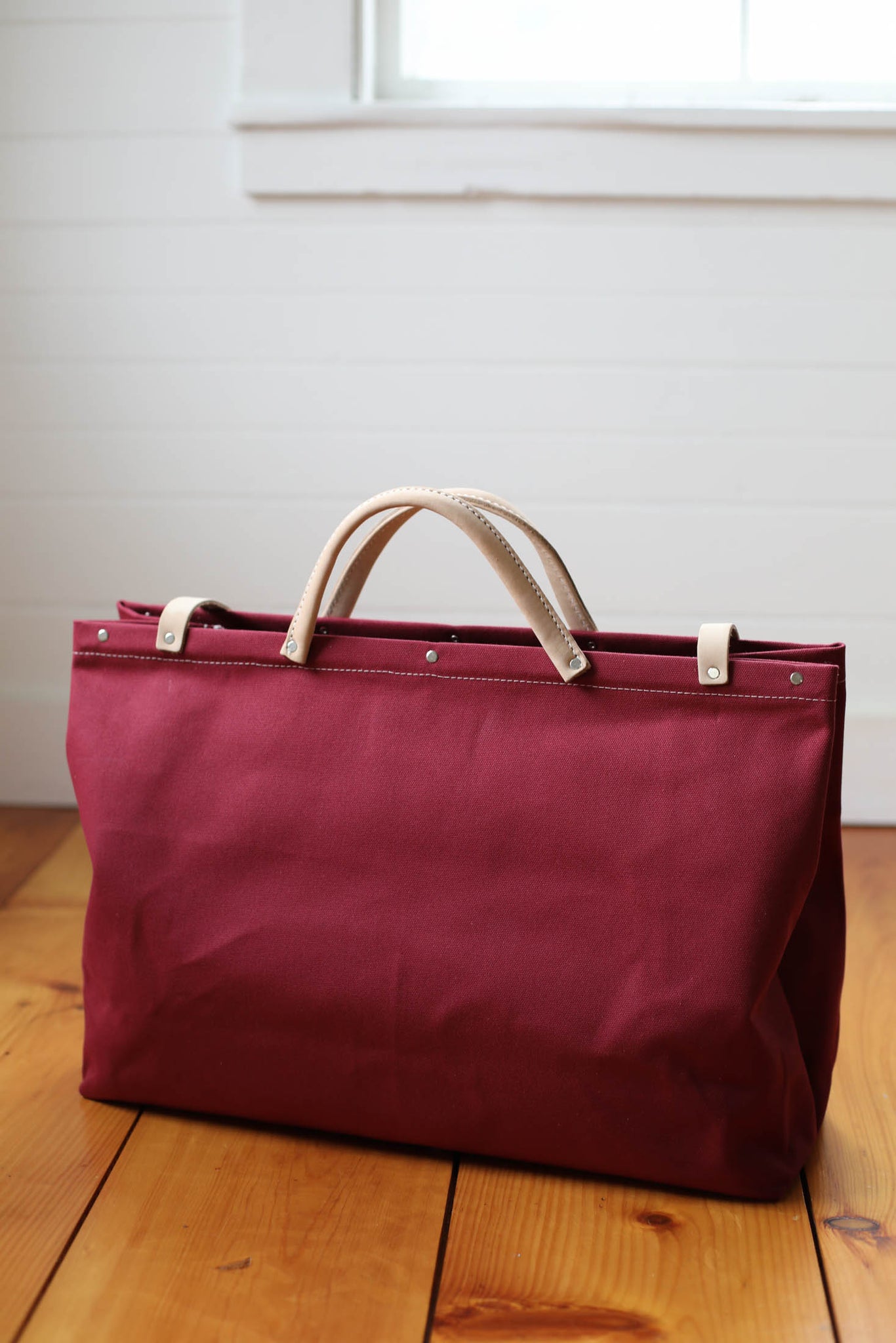 LIMITED EDITION - Forestbound ESCAPE Canvas Utility Bag in Cranberry