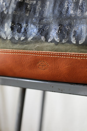 WWII era Salvaged Canvas Carryall