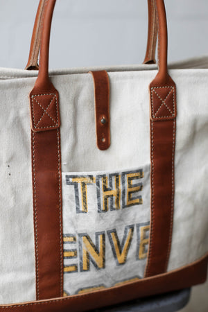 WWII era USN Canvas & Work Apron Tote Bag