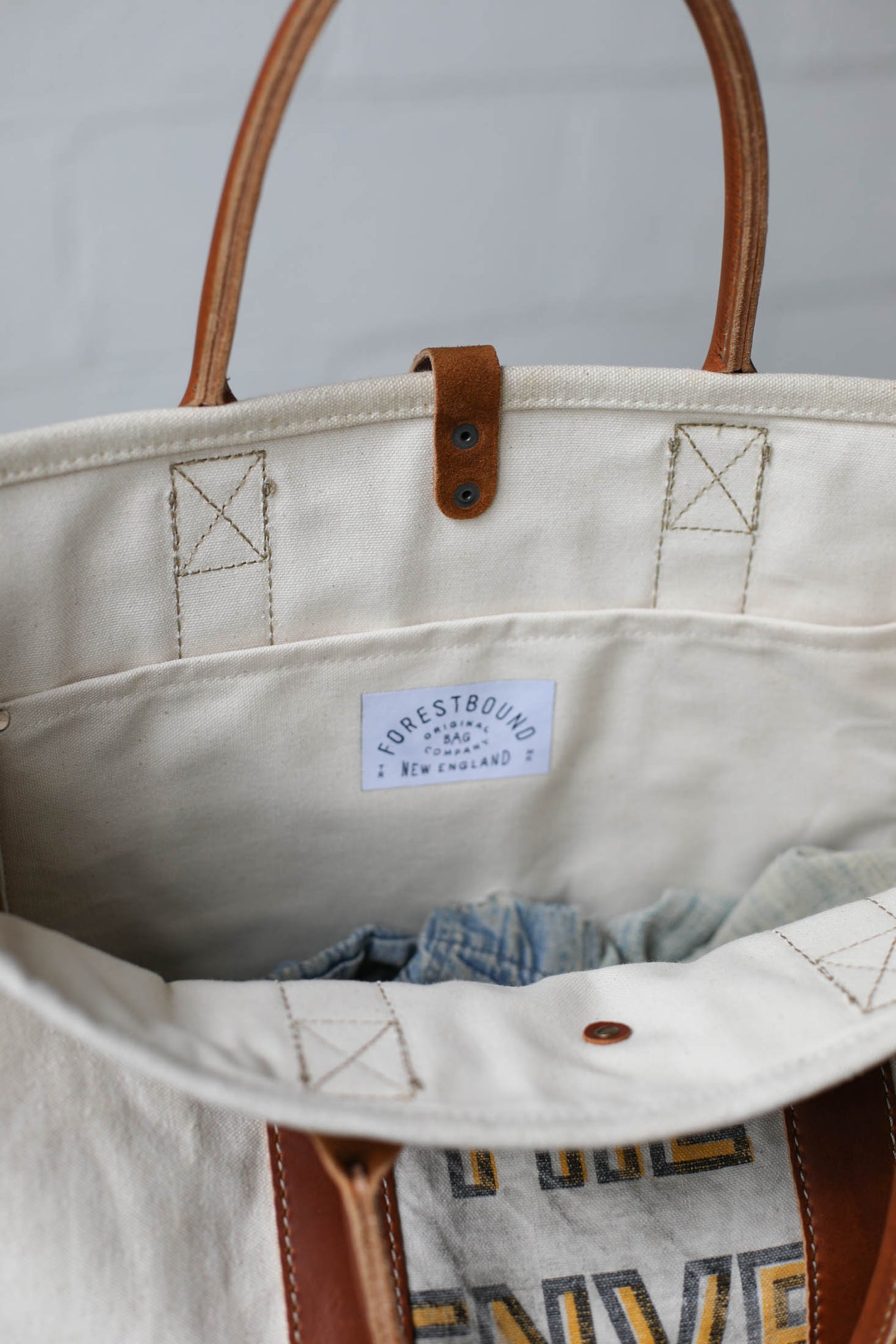 WWII era USN Canvas & Work Apron Tote Bag