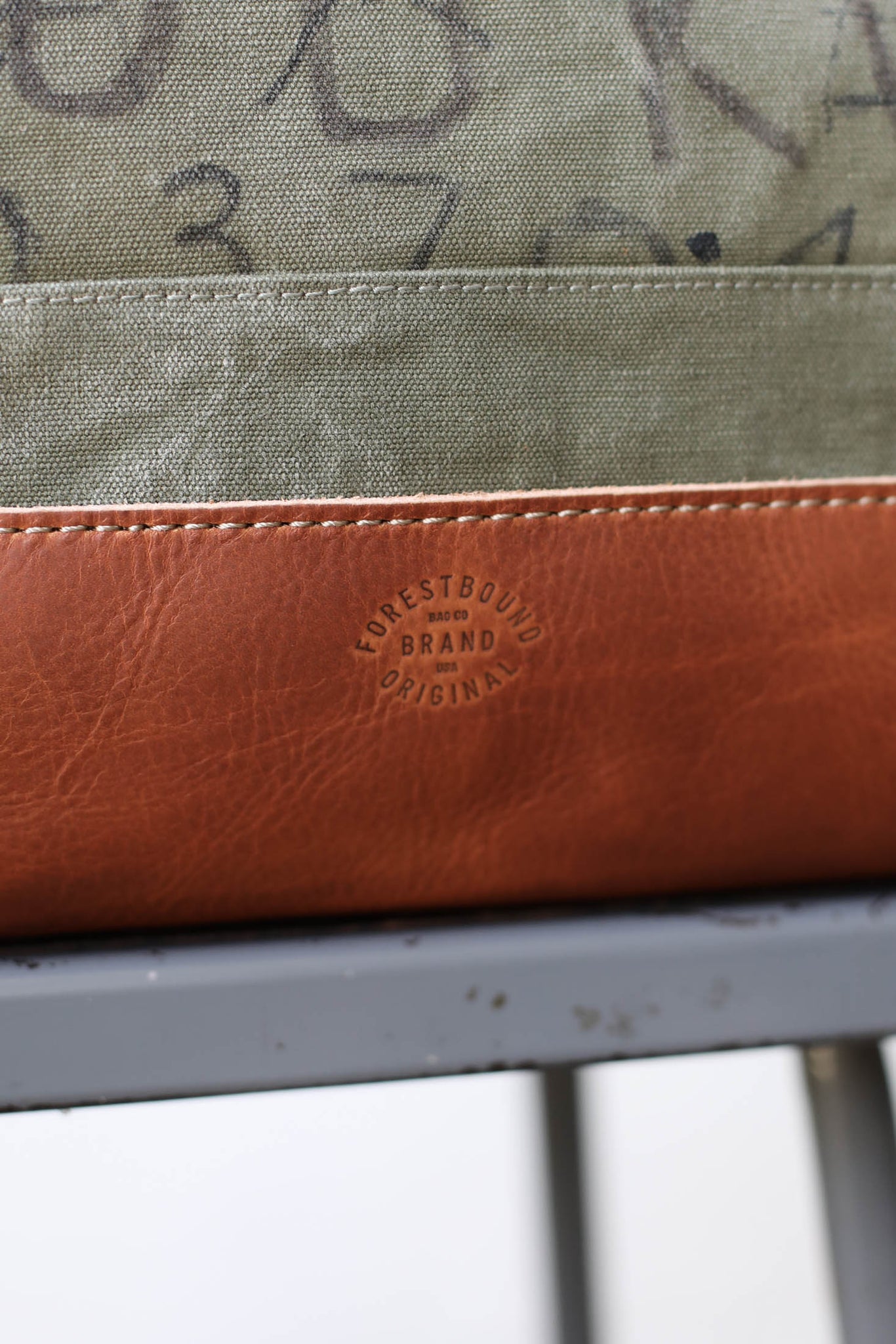 WWII era Salvaged Canvas Everyday Tote