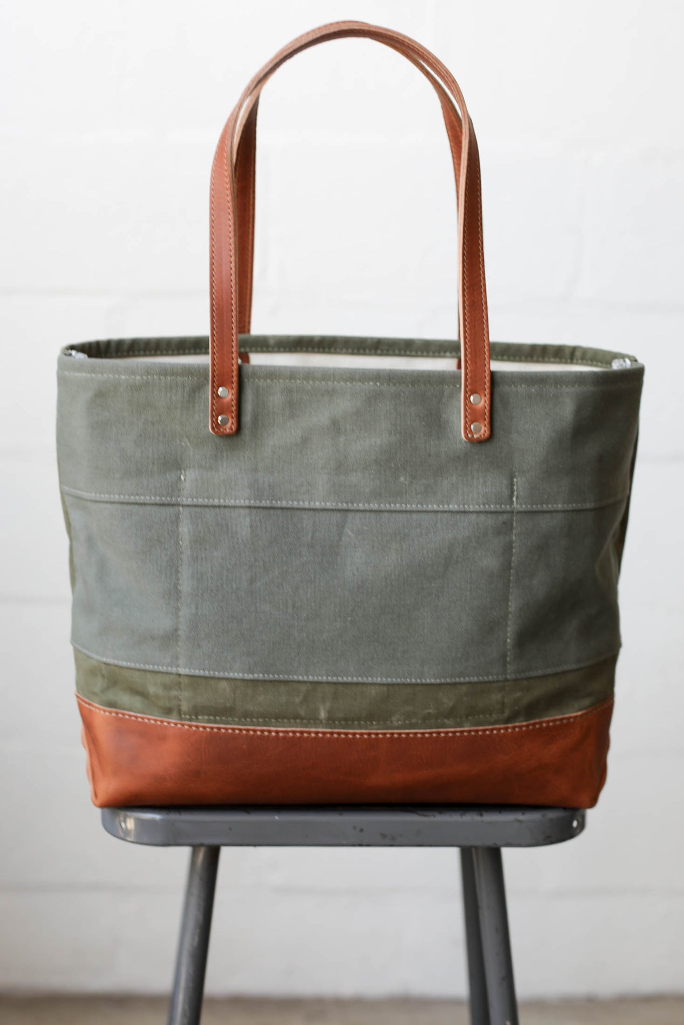 WWII era Salvaged Canvas Everyday Tote