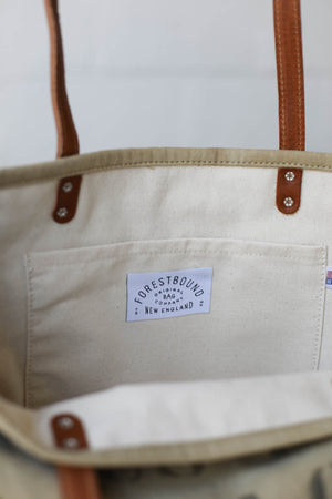 WWII era Salvaged Canvas Everyday Tote
