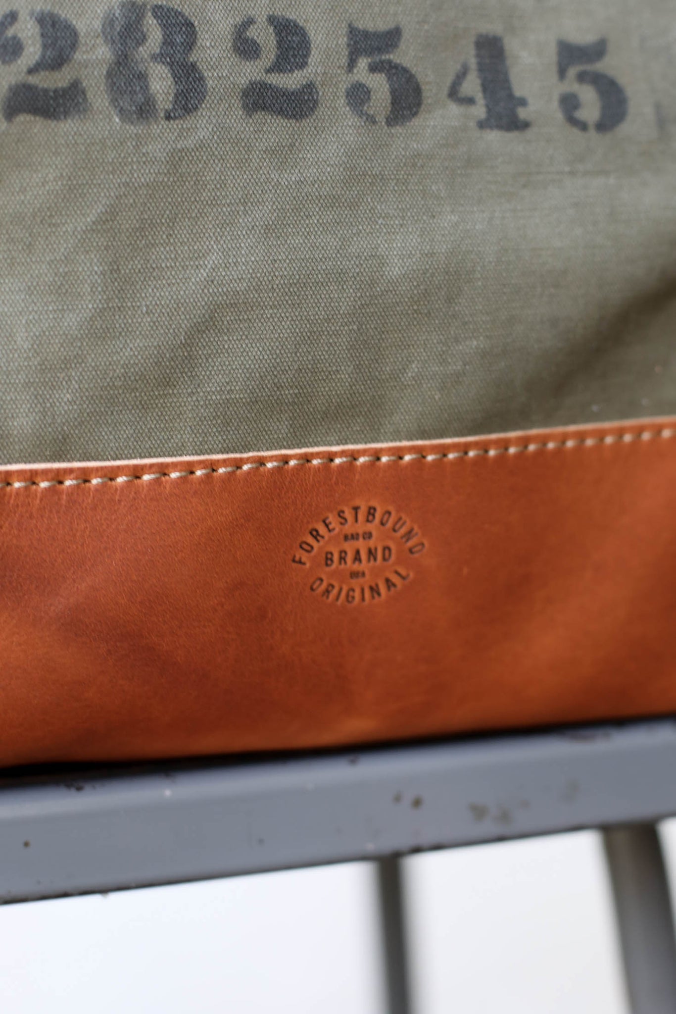 WWII era Salvaged Canvas Everyday Tote