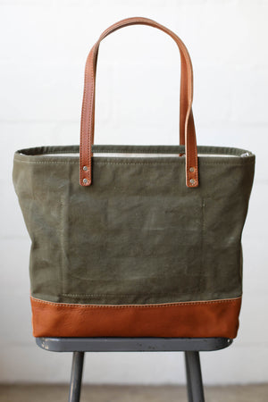 WWII era Salvaged Canvas Everyday Tote