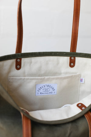 WWII era Salvaged Canvas Everyday Tote