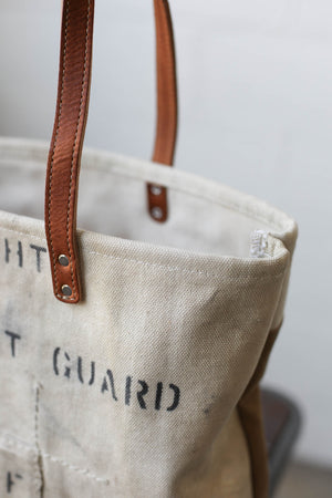 WWII era Salvaged USN Canvas Everyday Tote