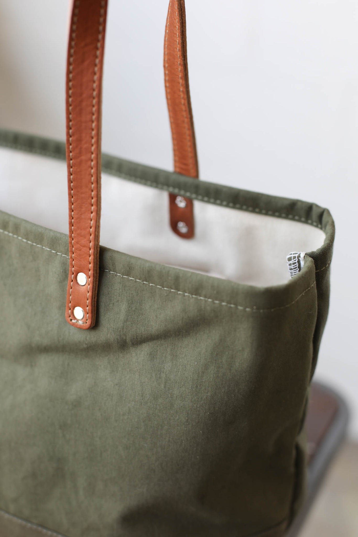 WWII era Salvaged Canvas Everyday Tote