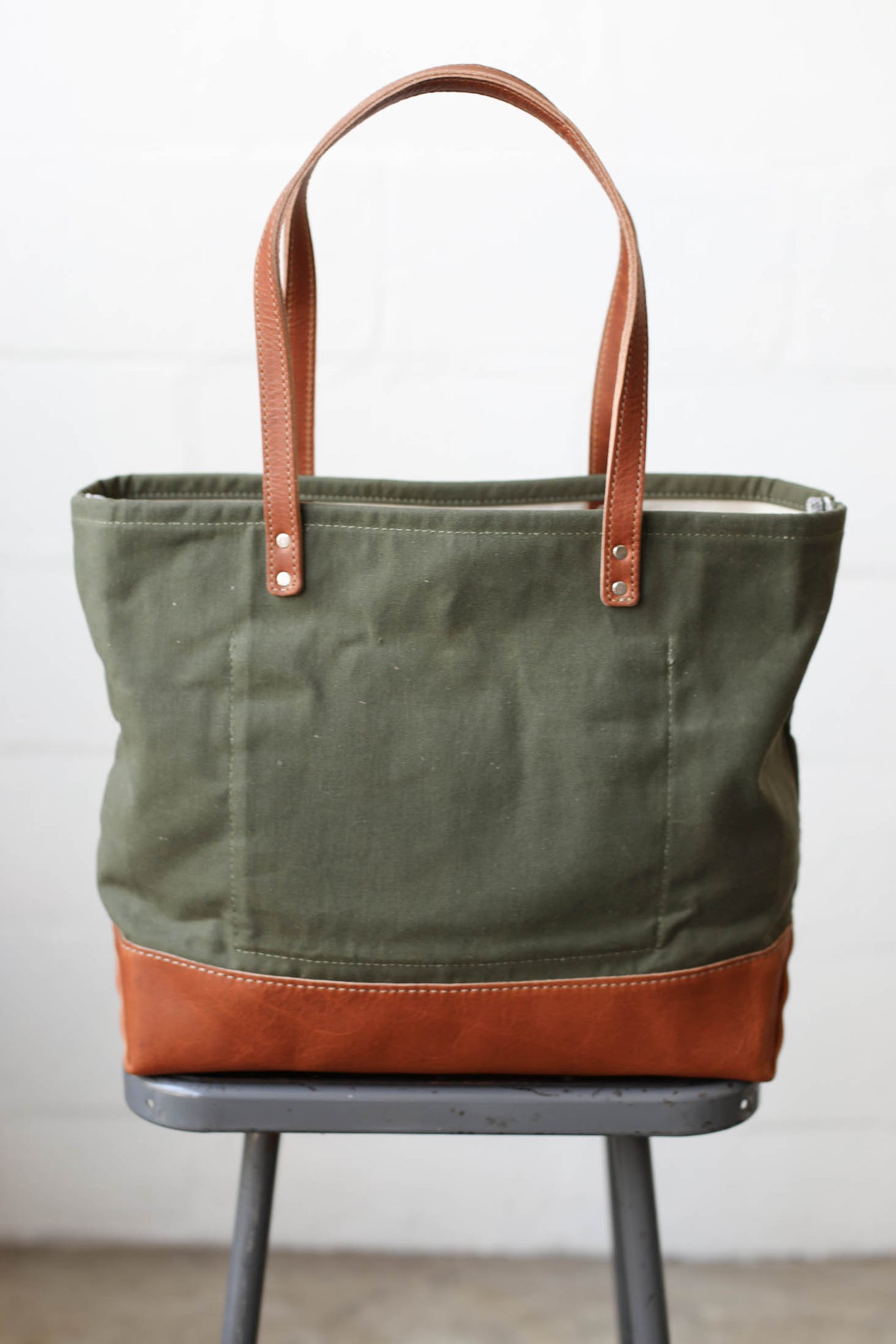 WWII era Salvaged Canvas Everyday Tote
