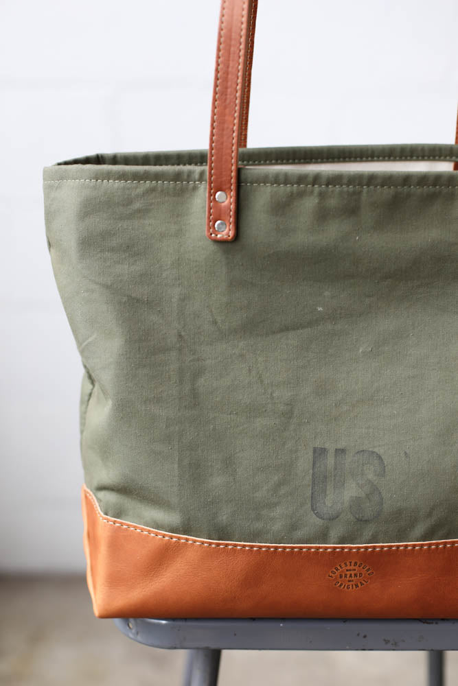 WWII era Salvaged Everyday Tote Bag
