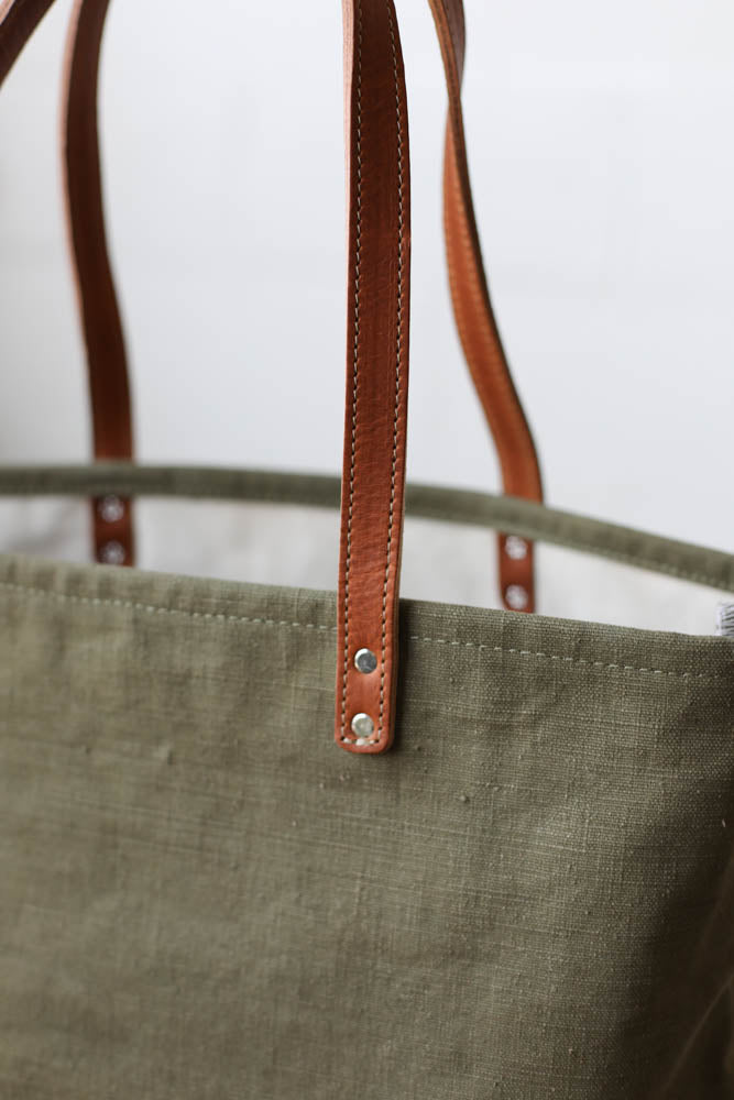 WWII era Salvaged Canvas Everyday Tote