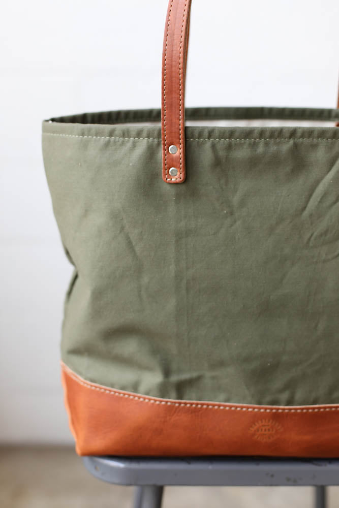 WWII era Salvaged Canvas Everyday Tote