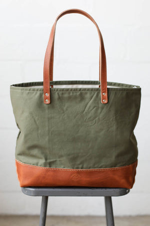 WWII era Salvaged Canvas Everyday Tote