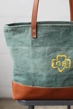 1960's era Salvaged Canvas Everyday Tote