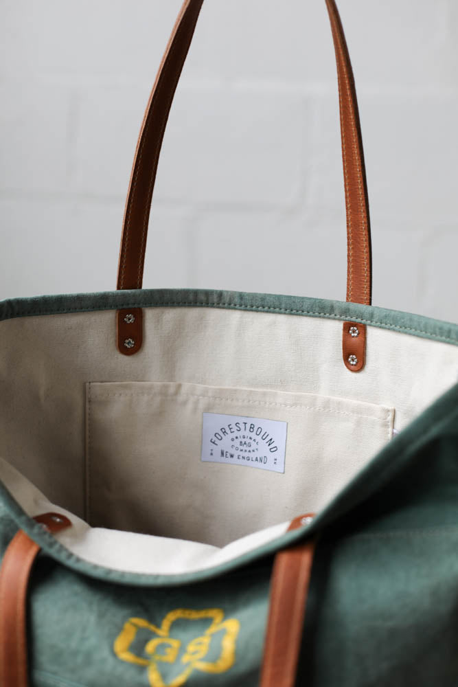 1960's era Salvaged Canvas Everyday Tote