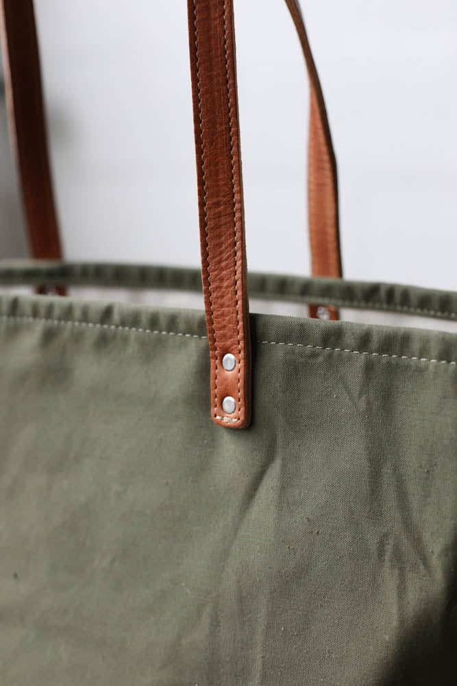 WWII era Salvaged Canvas Everyday Tote