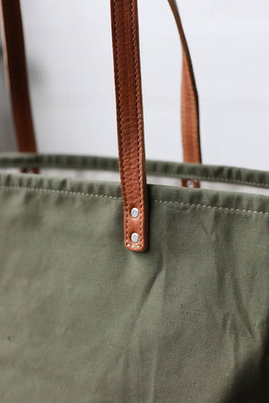 WWII era Salvaged Canvas Everyday Tote