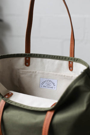 WWII era Salvaged Canvas Everyday Tote