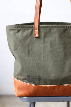 WWII era Salvaged Canvas Everyday Tote