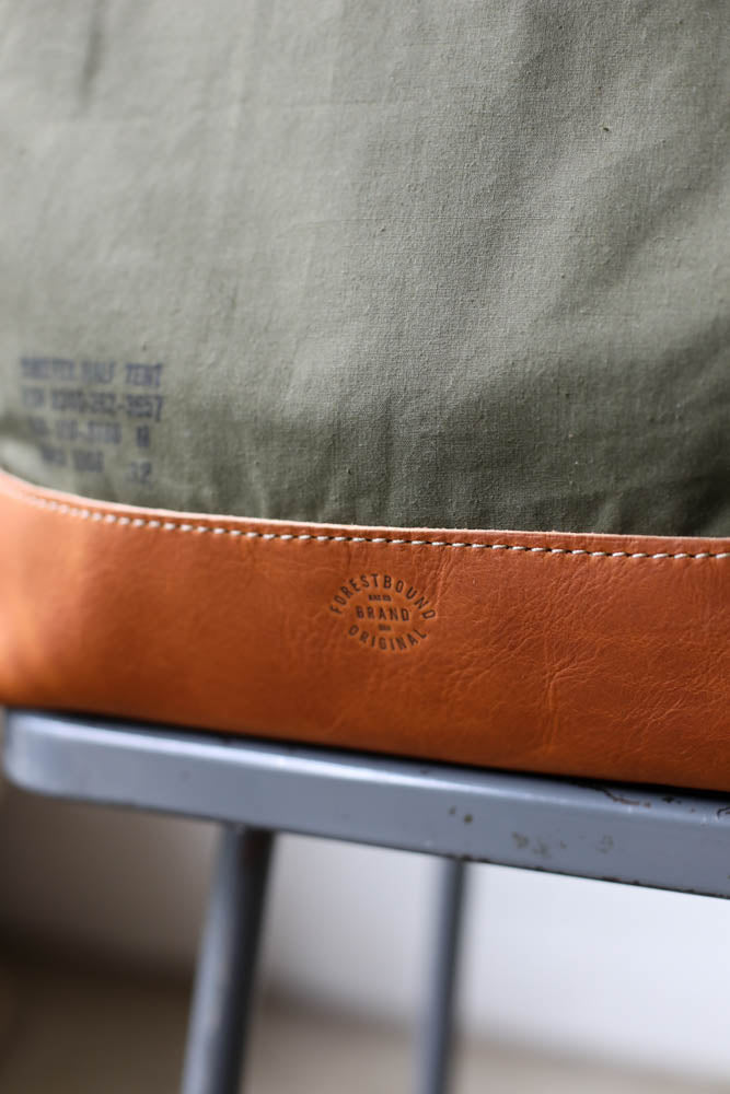 WWII era Salvaged Canvas Everyday Tote