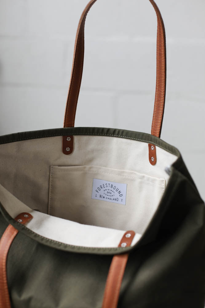 WWII era Salvaged Canvas Everyday Tote