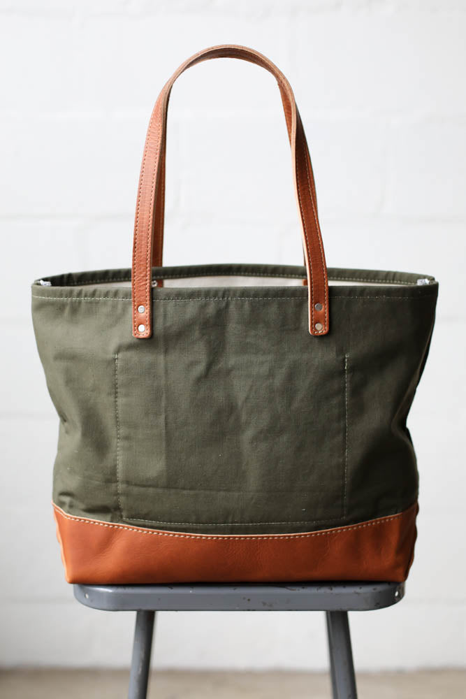 WWII era Salvaged Canvas Everyday Tote