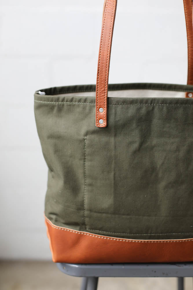 WWII era Salvaged Canvas Everyday Tote