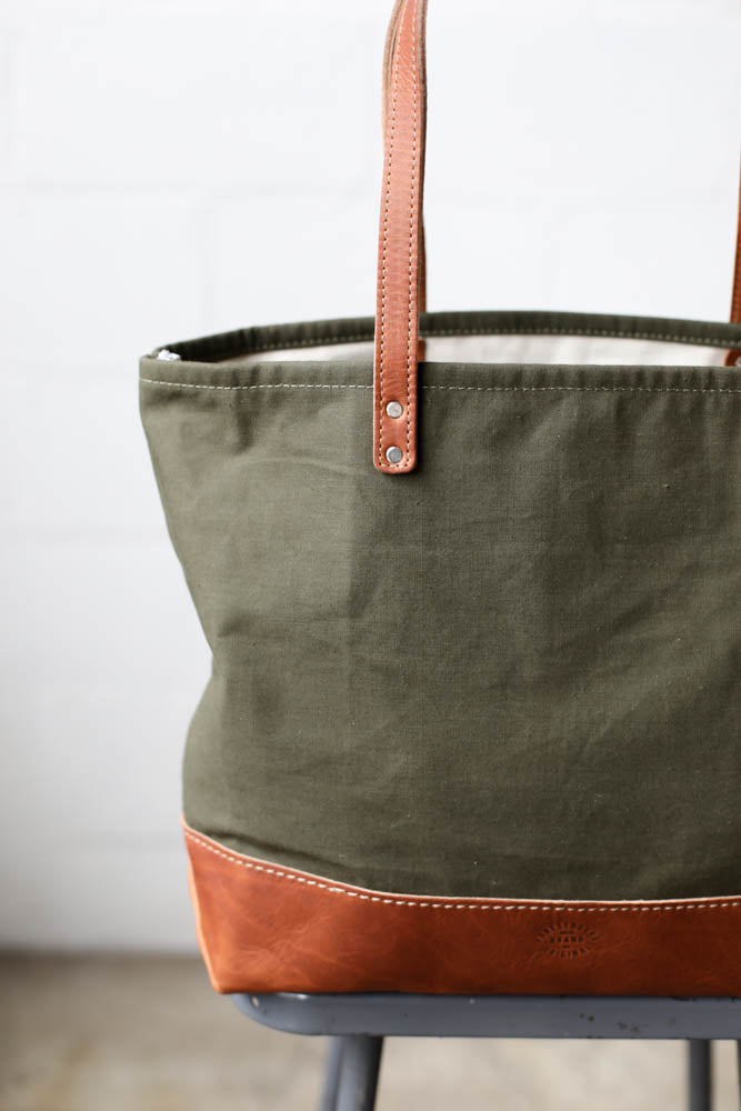 WWII era Salvaged Canvas Everyday Tote