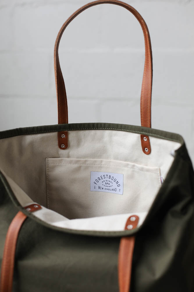 WWII era Salvaged Canvas Everyday Tote
