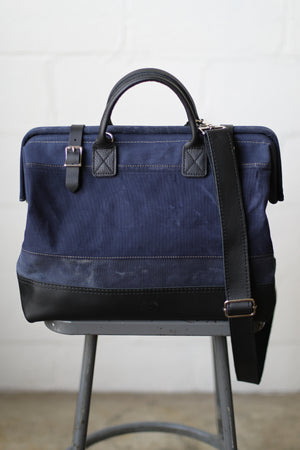 WWII era Salvaged Canvas Carryall